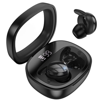 Handsfree Bluetooth Hoco EW65 Shadow, BT 5.3, Microfon - Negru