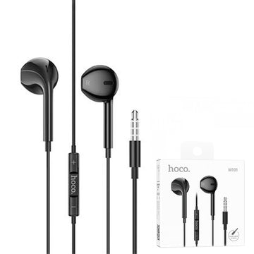 Casti Handsfree Hoco M101 Crystal, In Ear, Jack 3.5mm, Microfon - Negru