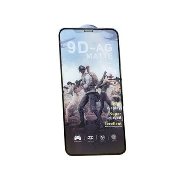 Folie Mata pentru Samsung A20s, Matte Glass - Transparent / Negru