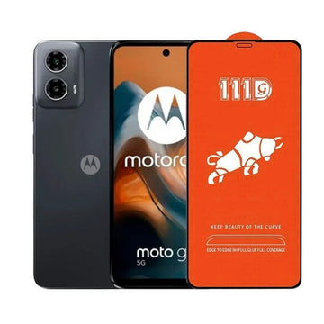 Folie Clear pentru Motorola Moto G34, AntiStatic Glass - Transparent / Negru