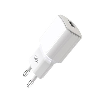 Incarcator Retea XO L73, 2.4A, 1xUSB-A, QC 3.0 - Alb