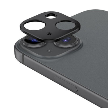 Folie Camere pentru iPhone 15/15 Plus, AutoAlign, Lens KIT - Negru