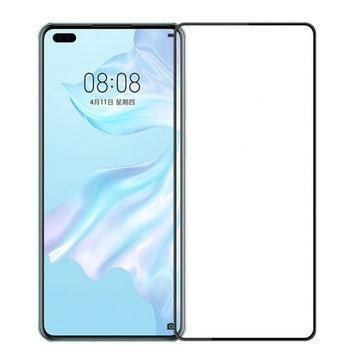 Folie Clear pentru Huawei P40, Full Glass - Transparent / Negru