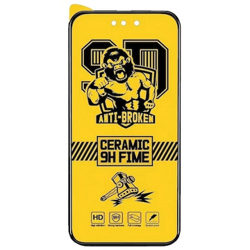 Folie Clear pentru iPhone 14 Pro, Full Glass - Transparent / Negru