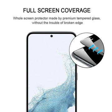 Folie Clear pentru Samsung S24 FE, AntiStatic Glass - Transparent / Negru