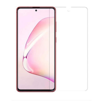 Folie Clear pentru Samsung Note 10 2.5D, Samsung Note 10, 2.5D Curved, FullGlue - Rama neagra