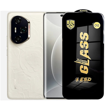 Folie Clear pentru Honor 300, Full Glass - Transparent / Negru