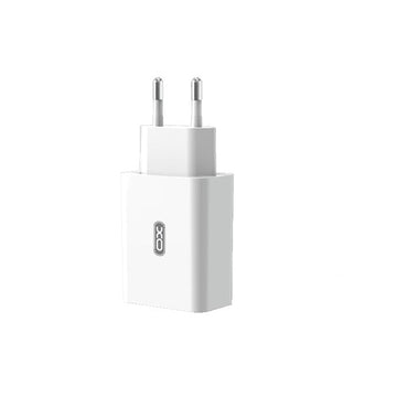 Incarcator Retea + Cablu Lightning XO L36, 18W, 1xUSB-A, QC 3.0 - Alb