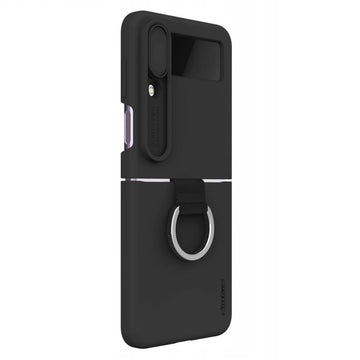 Husa Nillkin pentru Samsung Z Flip 4, CamShield Silky, TPU - Negru