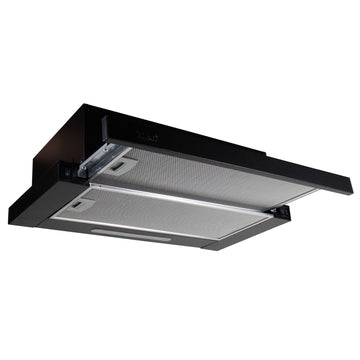 Hota motoare incastrabila inox alb Floria ZLN3680A, 95 W, 3 trepte