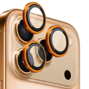 Folie Camera pentru iPhone 17 Pro, Full Cover, Full Glue - Portocaliu