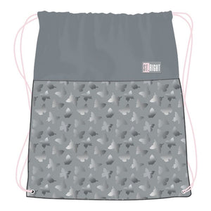 Rucsac cu snur pentru copii St.Majewski St. Right Silver Butterflies, 685378