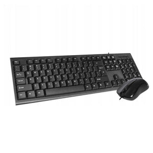 Set 2in1 - tastatura + mouse 1200dpi, Omega OKM09 / 45545, USB, negru