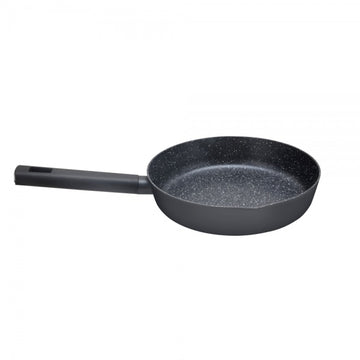 Set oale gatit ZILAN 7 piese, marmura ceramica 5 straturi, soft touch, capace sticla, ZLN0959, negru