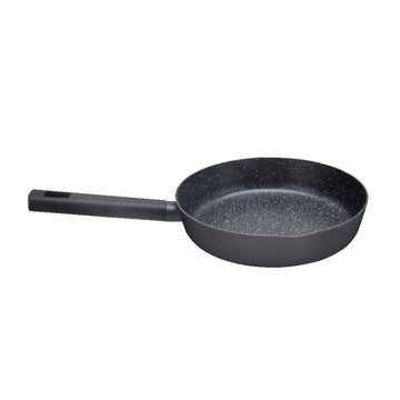 Set oale gatit ZILAN 9 piese, marmura ceramica 5 straturi, soft touch, capace sticla, ZLN0942, negru