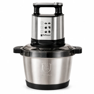 Tocator Electric Multifunctional Hoffmans HM-8879, 8.8L, 2000W, Inox, 4 Viteze, Pentru Carne si Legume