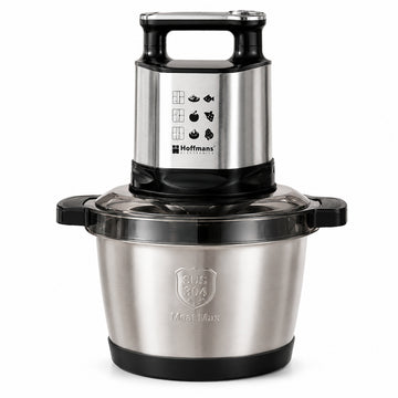 Tocator Electric Multifunctional 8.8L, 2000W, Hoffmans HM-8879, Inox, 4 Viteze, Pentru Carne si Legume