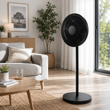 Ventilator cu picior Zilan ZLN2563, 50W, 3 trepte viteza, oscilatie, negru