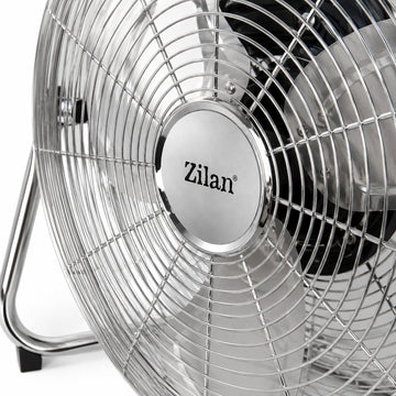 Ventilator inox cu suport Zilan ZLN2348, 50W, 36 cm, 3 viteze, argintiu