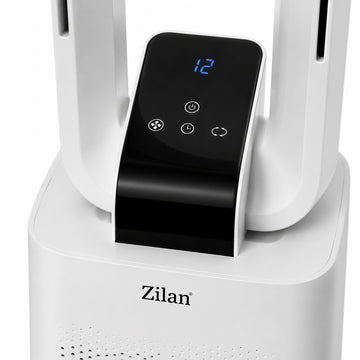 Ventilator turn Zilan ZLN1085, fara palete, 50W, 12 viteze, Timer 15h, LED, telecomanda