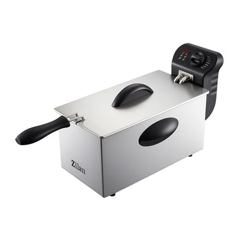 Zilan Friteuza ZLN1819, 2180 W, 3 L, otel inoxidabil, termostat reglabil, argintiu