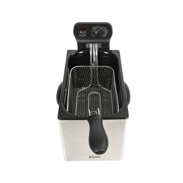 Zilan Friteuza ZLN1819, 2180 W, 3 L, otel inoxidabil, termostat reglabil, argintiu