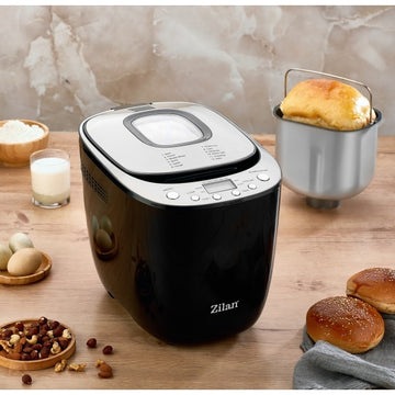 Zilan Masina de facut paine ZLN5213, 550 W, 900 g, ecran digital, coacere ajustabila, negru