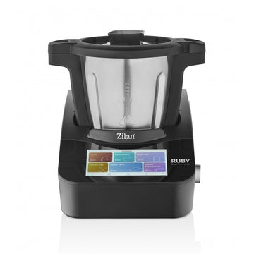 Zilan Robot de bucatarie ZLN9341 RUBY Thermorobot, 1700 W, 4.7 L, ecran TFT 7”, 18 functii, WiFi, aplicatie mobila