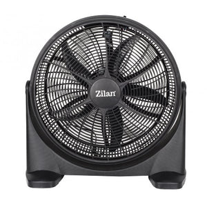 Zilan ZLN2362 – Ventilator cu suport 50 cm, 75W, 3 trepte viteza, 5 palete, argintiu