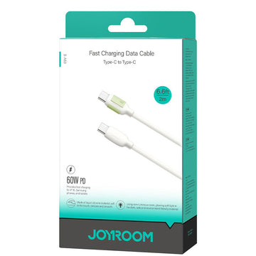 Cablu Date si Incarcare Joyroom S-A53, USB-C, PD60W, FastCharge 2m - Bej