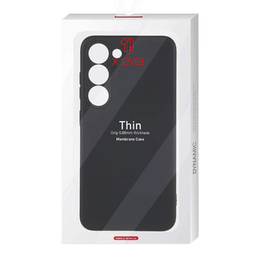 Husa X-Level Thin pentru Samsung S8 Plus, MicroFiber - Negru