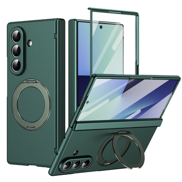 Husa pentru Samsung Z Fold 8 Ultra, Pentru Samsung Galaxy Z Fold 8 Ultra, MagSafe, Suport Metalic Reglabi - Verde