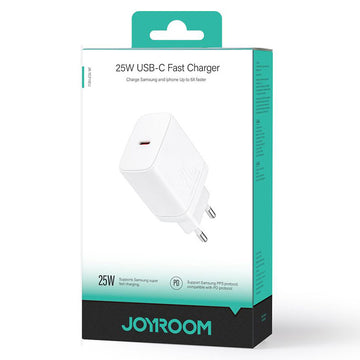 Incarcator Retea Joyroom JR-TCF11, 25W, 1xUSB-C, PD - Alb