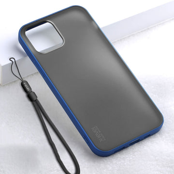 Husa X-Level Beetle pentru iPhone 11 Pro, Frosted, Edge Blue / Grey - Matte