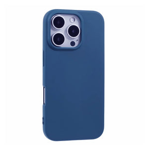 Husa Soft - iPhone 16 Pro, MicroFiber, TPU, Navy Blue