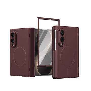 Husa pentru Samsung Z Fold 8, Pentru Samsung Galaxy Z Fold 8, Infinity MagCasa, Protectie Ecran - Visiniu Red
