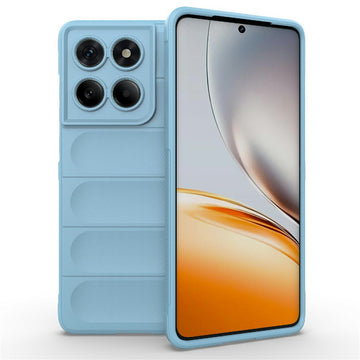 Husa Wave pentru Motorola Edge 60, Fusion, Grip Anti-Shock, TPU - Bleu