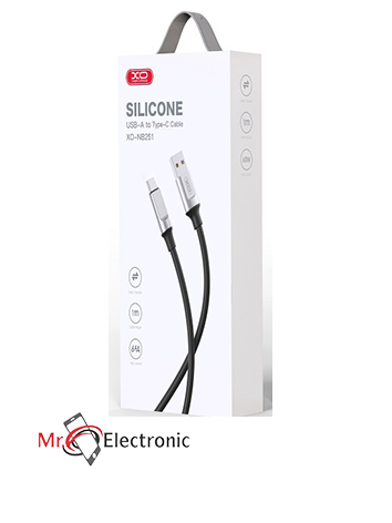 Cablu Date si Incarcare XO NB251, USB-A la USB-C, 18W, 1m - Negru