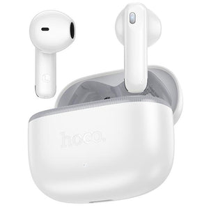 Casti Wireless Hoco EQ28, Ear Buds, BT 5.3, 180h StandBy, 320mAh, Glaze - Alb Star