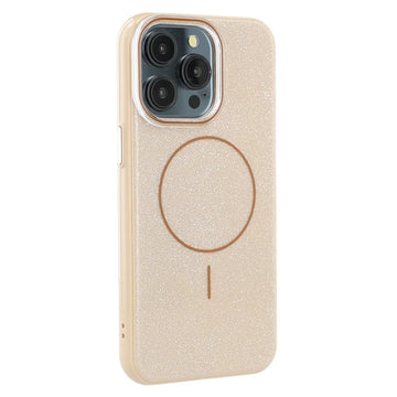 Husa Mag Glitter pentru Samsung S25 Ultra, MagCase, PC, Shinny - Auriu