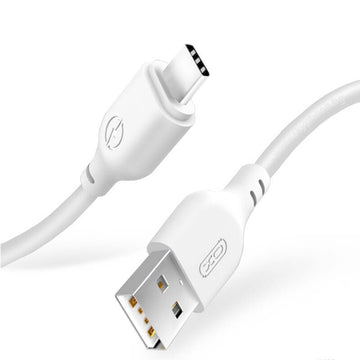 Cablu Date si Incarcare XO NB103, USB-A la USB-C, 2.1A, 2m - Alb