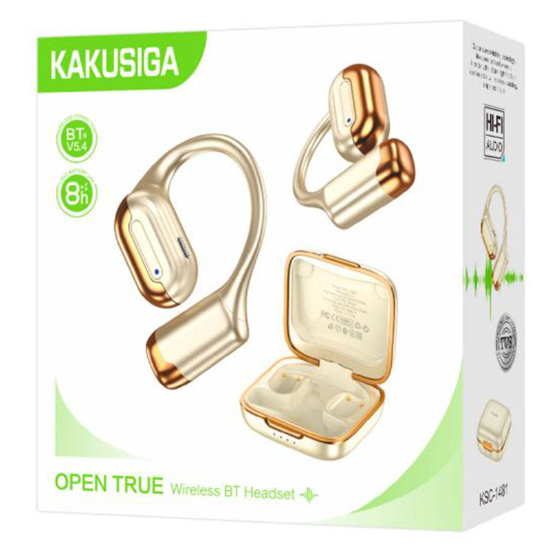 Kaku (KSC-1481) - Casti Wireless, Over-Ear Buds, BT 5.4, 500/40mAh, 8h utilizare, White