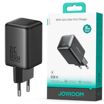 Incarcator Retea Joyroom JR-TCG18, PD65W, USB-C, FastCharge - Negru