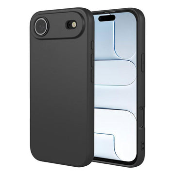 Husa Soft pentru iPhone 17 Air, MicroFiber, TPU - Negru