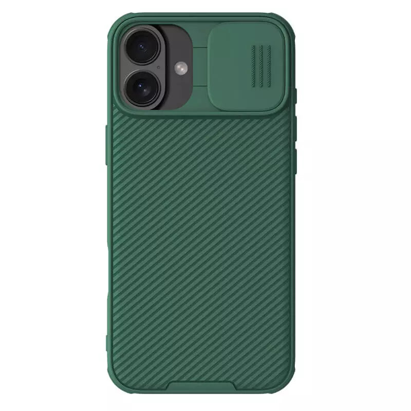 Husa Nillkin, pentru iPhone 16, CamShield Pro, TPU, Deep Green