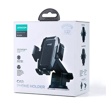 Suport Auto Joyroom ZS285, Cleme Laterale, Montaj Grila/Bord, Dual Mount - Negru