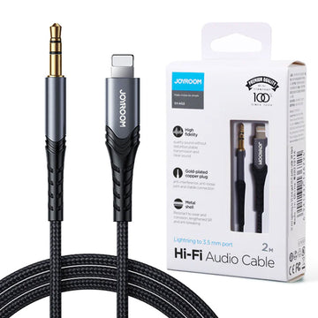 Cablu Audio Joyroom A1, Jack 3.5mm M, la Jack 3.5mm M, 1m - Negru