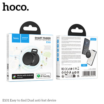 Hoco E101, Dispozitiv TAG, BT, Dual - IOS / Android | White