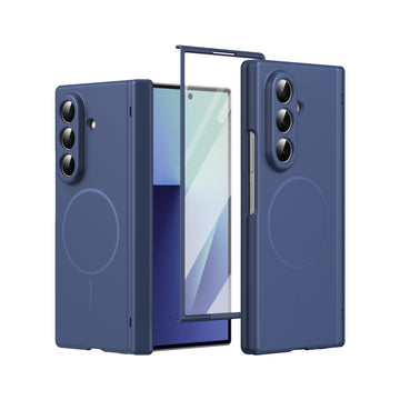 Husa pentru Samsung Z Fold 8 Ultra, Pentru Samsung Galaxy Z Fold 8 Ultra, Infinity MagCasa, Protectie Ecran - Albastru