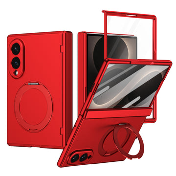 Husa pentru Samsung Z Fold 8, Pentru Samsung Galaxy Z Fold 8, MagSafe, Suport Metalic Reglabi - Rosu